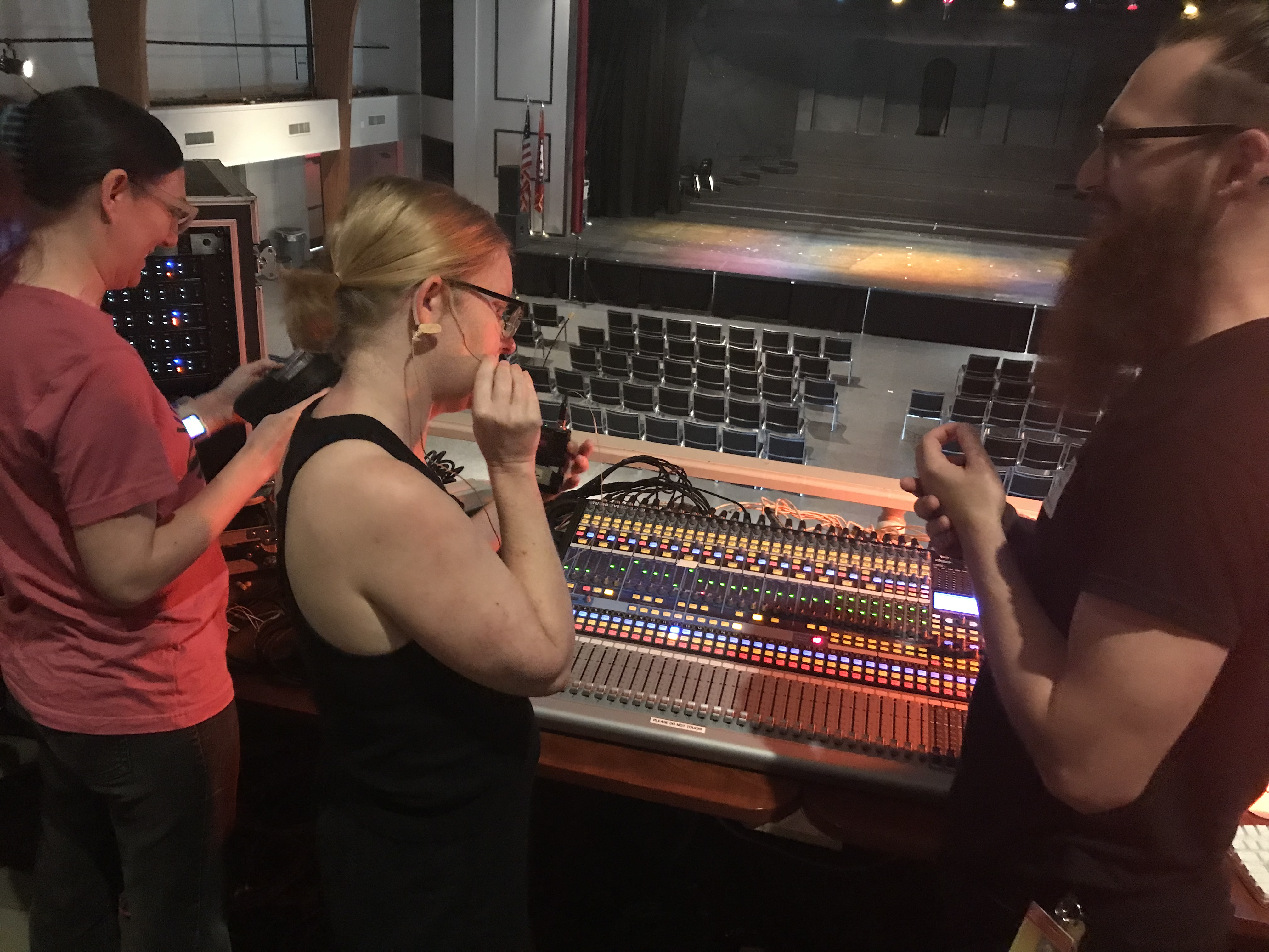 Live sound workshop at a venue